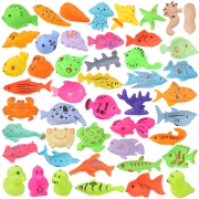 60마리 자석 낚시놀이 용 마카롱 물고기