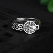 925실버 회전 반지 남자 여성 부자가 되려면 끼워보세요 재복 터집니다   s896