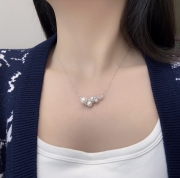 S925은 프랑스 복고풍 쟌느 담수 진주 목걸이 혼주 S906