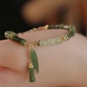 미르보석  대나무 옥 팔찌  S919