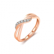 로즈골드 올리비아 다이아몬드 반지 S957