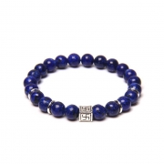 8mm 천연석 마노 남녀 불교 만자 염주 팔찌 s967