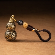 황동 길조  조롱박 호리병 열쇠고리 차 키링  s985