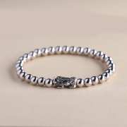 925실버(도은) 비휴 염주 팔찌  s994