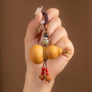 자연산 조롱박 호리병 자동차 키링 열쇠 고리  s1023