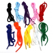 120cm 10색상 선잇기 도형 구슬 실꿰기 우동 색줄 칼라끈 마크라메