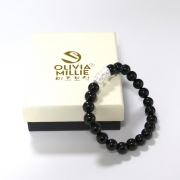 999은도금 비휴 블랙 마노 팔찌 R966