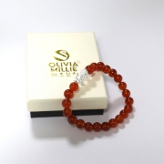 999은도금 비휴 레드 마노 팔찌 R966