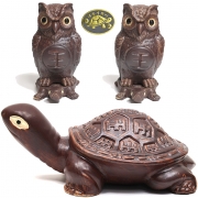 생기도자기 특대형  5마리세트 천년 거북이 풍수 부엉이 수맥파차단 소금단지 삼족두꺼비 액막이명태  3306