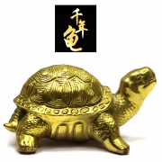 황동으로 만든  명품 천년 거북이 행운 행복 재복의 상징 9050