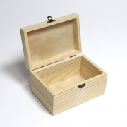 커스텀 (2호) 15x10x8cm 뉴질랜드 소나무  주얼리박스 나무상자 목재 보석 수납 공간원목  우드케이스