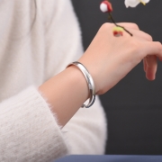 s999실버도금 팔찌  반야심경각인  1160