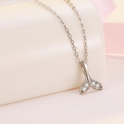 행운  ip골드 물고기꼬리 목걸이  1184(G)