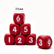 25mm 나무 주사위 원목 목제 dice