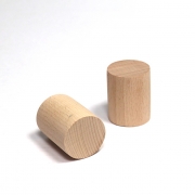 4x5cm 우드 받침대 원형 통 기둥 나무 목재봉 교각 스툴