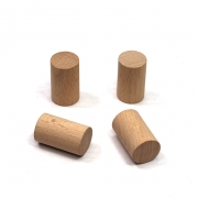 2.5x4cm(4개) 우드 받침대 원형 통 기둥 나무 목재봉 교각 스툴