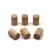 2x3cm(6개) 우드 받침대 원형 통 기둥 나무 목재봉 교각 스툴