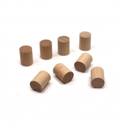 1.5x2cm(8개) 우드 받침대 원형 통 기둥 나무 목재봉 교각 스툴