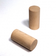 5x10cm 우드 받침대 원형 통 기둥 나무 목재봉 교각 스툴