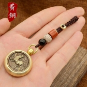 (닭띠) 순황동제작 12지신 띠별 안전운전 행운 자동차 열쇠고리 카 키링  s1304