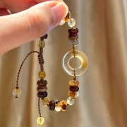 페이즐리 수공예 비즈버클 팔찌  s471