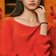 10mm  경면주사 귀한 진사석 염주 팔찌 삼재 금전운 행운 소원성취  s603