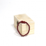 좋은기운담은  6mm  귀한 붉은 경면주사 비휴 염주 팔찌  금전운  행운 소원성취 삼재 액막이    s865