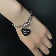 페이즐리 OT버클 티타늄 스틸 팔찌   s514