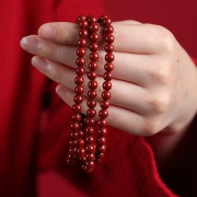 6mm  귀한 금 주사원석 108염주목걸이 묵주 팔찌 s687