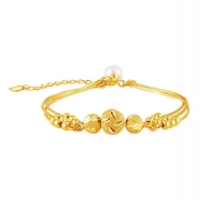 미르보석  s925 팔찌 진주가넷 핸드메이드 삼생삼세 여성 패션주얼리 579