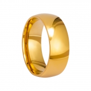 미르보석 8MM 반지 클래식 써지컬 골드링   s1162