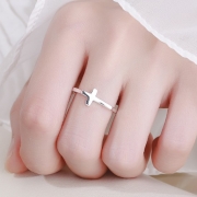 미르보석 s925순은  십자가 반지 주기도문 주얼리 반지  s1250