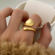 미르보석 골드 골프 반지 은소재 패션 주얼리 반지  s1374