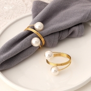 미르보석  12p 허텐진주 테이블 냅킨 링  버클 후프 써지컬골드 호텔 레스토랑     s2000