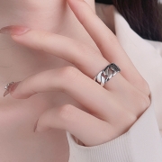 미르보석  925 체인 반지  써지컬  패션 주얼리 반지  s1378