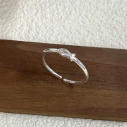 미르보석  s925실버  물고기 은반지 레이어드링 주얼리  반지   1408