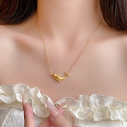 미르보석  고래 물고기 목걸이  데일리 여성패션 주얼리 목걸이  s1430