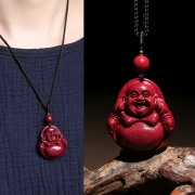 미르보석 포대화상 에너지 펜던트 대복 행운 액막이 주얼리 목걸이  s1440