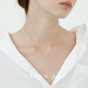 미르보석  s925실버 14kp도금 하트 주얼리 목걸이   s1458