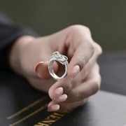 미르보석 990실버 드래곤링 행운과 보호의 힘을 담은 용 반지 s270