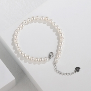 미르보석 s925실버 천연 조개 진주 팔찌 클래식한 우아함  프랑스 복고풍 혼주  주얼리 팔찌    s1471