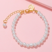 미르보석 행운 진주 팔찌 우아함을 손목에 담다 주얼리 팔찌    s1484