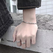 미르보석 써지컬 티타늄 체인 팔찌 강열함을 손목에 담다 주얼리 팔찌    s1487