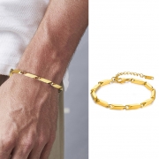 미르보석  아우라 써지컬 다이아몬드 체인 주얼리 팔찌    s1521