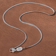 미르보석 s925은 목걸이 육자진언 우주근원 주얼리 목걸이   s1524