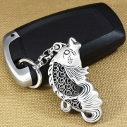 미르보석  925은 잉어 물고기 자동차 열쇠고리 차키 키링 키홀더   s1526