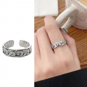 미르보석  925은반지  천운지반  하늘의 신비로운 기운을 담은 구름 주얼리 반지  s1543