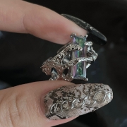 미르보석 실버  라바로즈 루비반지 생명력과 에너지를 담은  주얼리 반지  s1574