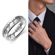 미르보석 써지컬스틸 절대 반지의제왕 호빗 주얼리 반지   s1156