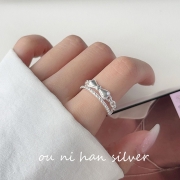 미르보석  s925은 반지 벨 누아르 주얼리 반지  1580